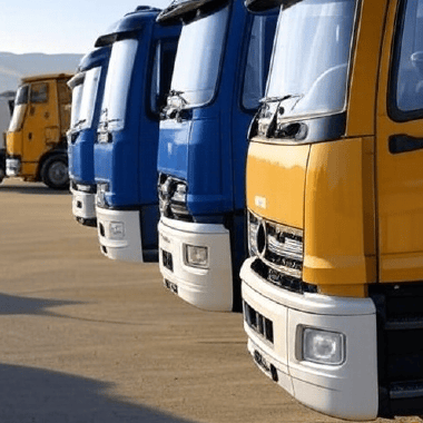 Camiones estacionados